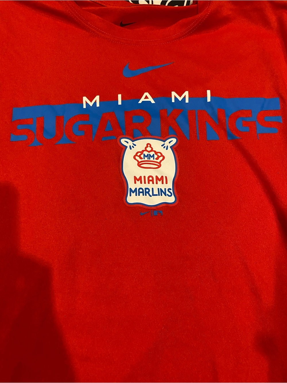 Nike Miami Marlins Red 'Sugar Kings' Dri Fit T-Shirt